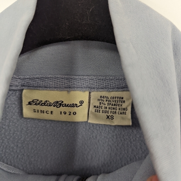 EDDIE BAUER 1/4 Zip Pullover Short Top - Picture 4 of 5